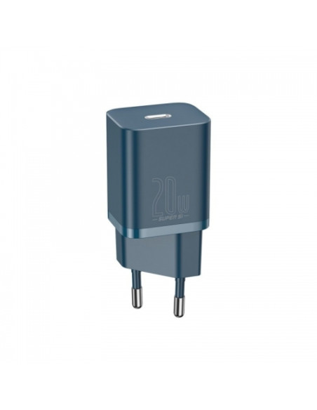 CCSUP-B03,Incarcator retea Baseus Super Si, 1x USB-C, 3A, Albastru