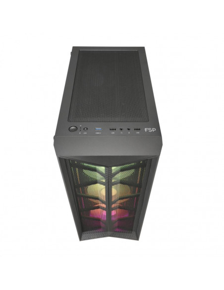 Carcasa FSP CMT211A RGB TG Mid-Tower, black,CMT211A