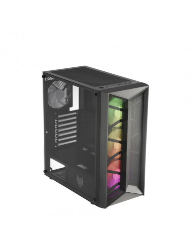 Carcasa FSP CMT211A RGB TG Mid-Tower, black,CMT211A