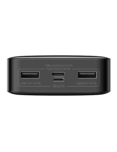 PPBD050101,Baterie portabila Baseus Bipow, 20000mAh, 2x USB-A, 1x USB-C, Negru
