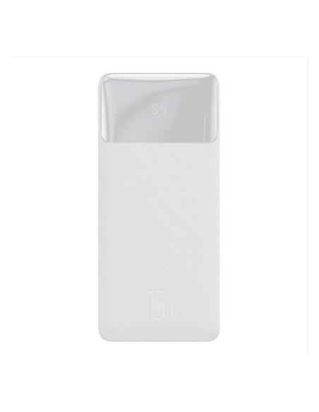 PPBD050102,Baterie portabila Baseus Bipow, 20000mAh, 2x USB-A, 1x USB-C, Alb