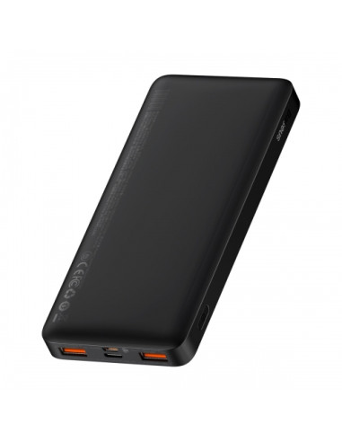PPBD050301,Baterie portabila Baseus Bipow, 10000mAh, 2x USB-A, 1x USB-C, Negru