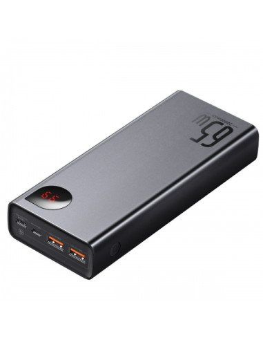 PPIMDA-D01,Baterie portabila Baseus Adaman Metal, 20000mAh, 2x USB-A, 1x USB-C, Negru