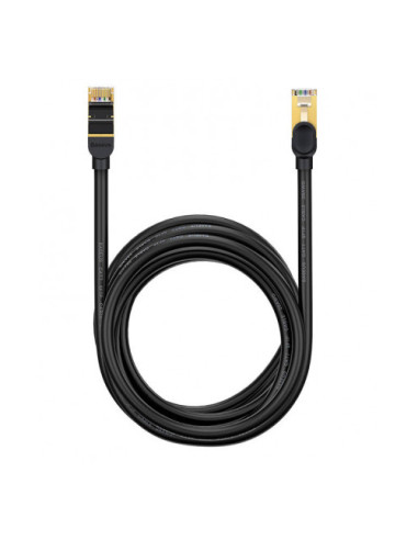 RY-WKJS000001,Patch Cord Baseus WKJS000001, Cat6, UTP, 8m, Negru