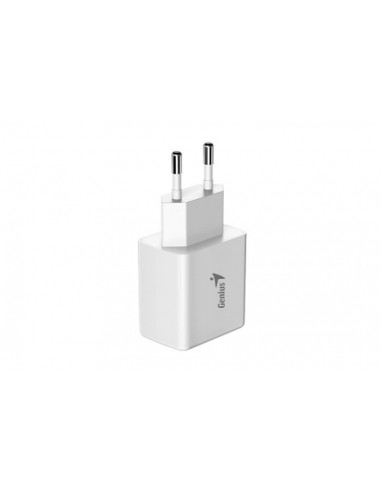 32590005400,Incarcator retea Genius 32590005400, 1x USB-C, 1x USB-A, 3A, Alb