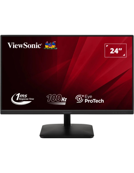 VA2408-MHDB,Monitor Viewsonic VA2408-MHDB, 61 cm (24"), 1920 x 1080 Pixel, Full HD, LED, 1 ms, Negru