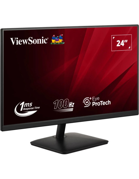 VA2408-MHDB,Monitor Viewsonic VA2408-MHDB, 61 cm (24"), 1920 x 1080 Pixel, Full HD, LED, 1 ms, Negru