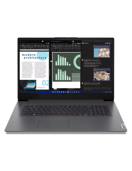 83A20026RM,Laptop Lenovo V17 G4 IRU, Intel Core i7-1355U, 17.3inch, RAM 16GB, SSD 512GB, Intel Iris Xe Graphics, No OS, Iron Gre