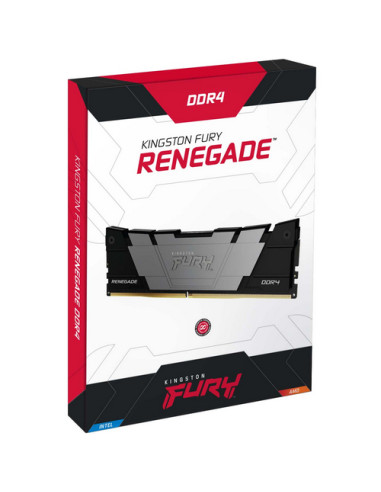 KF436C16RB2K2/16,Kit Memorie Kingston FURY Renegade Black Intel XMP 2.0, 16GB, DDR4-3600MHz, CL16, Dual Channel