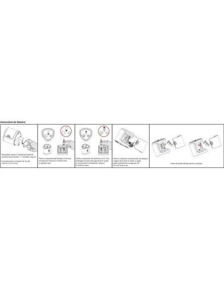 AS603,Ascutitoare electrica dubla pe baterii DACO AS603