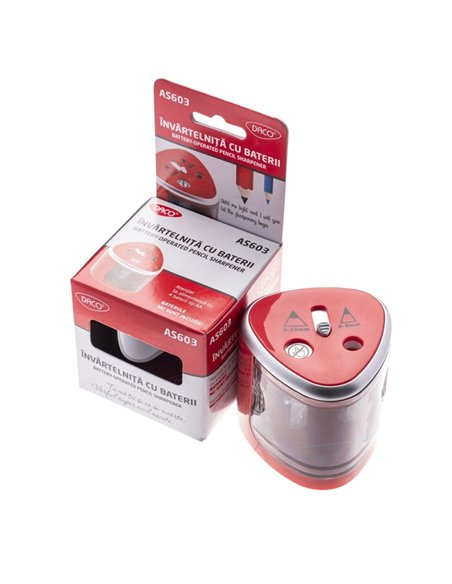 AS603,Ascutitoare electrica dubla pe baterii DACO AS603