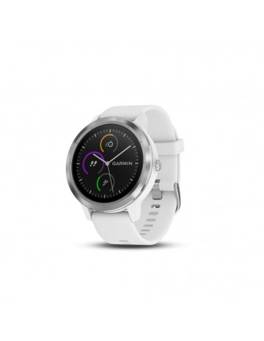 Ceas Smartwatch Garmin vivoactive 3, GPS, Argintiu, curea