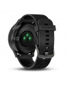Ceas inteligent hibrid Garmin vívomove™ HR, negru cu brăţară