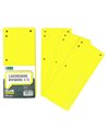 009448,Separatoare biblioraft din carton D.Rect Office 1/3 100 BUC, Galben