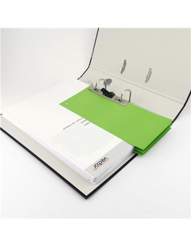 009630,Separatoare biblioraft din carton D.Rect Office 1/3 100 BUC, Verde