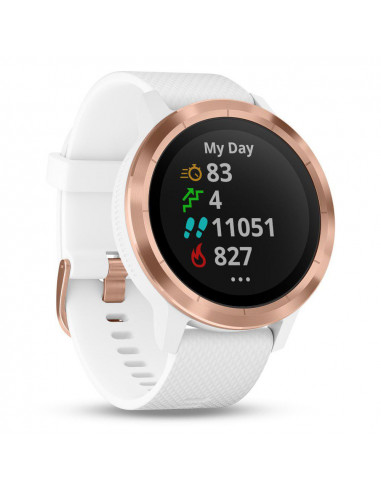 Ceas Smartwatch Garmin vivoactive 3 GPS White/Rose Gold