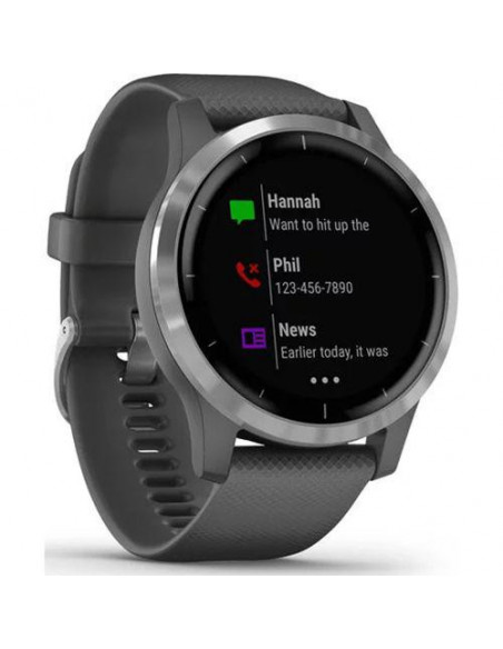 Ceas Smartwatch Garmin Vivoactive 4, Shadow Gray/Silver