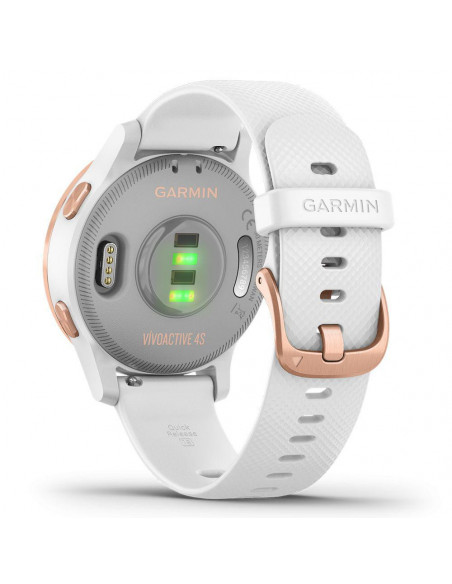 Ceas Smartwatch Garmin Vivoactive 4S, White/Rose Gold