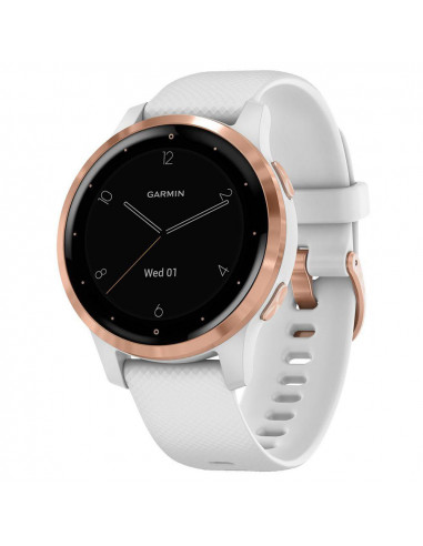 Ceas Smartwatch Garmin Vivoactive 4S, White/Rose Gold