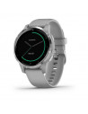 Ceas Smartwatch Garmin Vivoactive 4S, Powder Gray/Silver