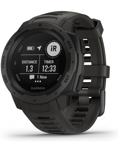Ceas Smartwatch Garmin Instinct, GPS, Graphite,010-02064-00