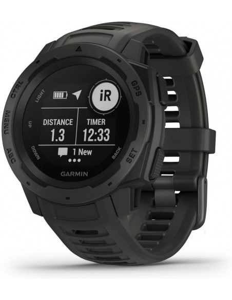 Ceas Smartwatch Garmin Instinct, GPS, Graphite,010-02064-00