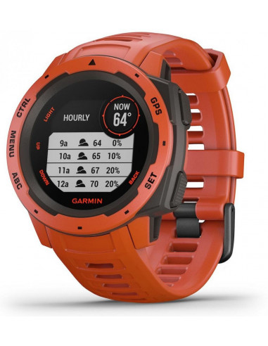 Ceas Smartwatch Garmin Flame, GPS, Red,010-02064-02