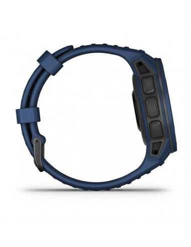 Ceas Smartwatch Garmin Instinct Solar, GPS, Tidal Blue