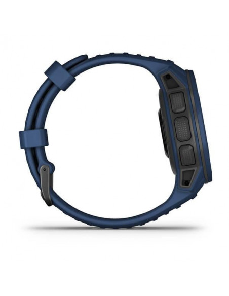 Ceas Smartwatch Garmin Instinct Solar, GPS, Tidal Blue