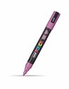Marker UNI Posca PC-5M, varf 1.8 - 2.5 mm, Roz zmeura