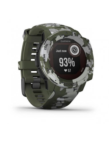 Ceas Smartwatch Garmin Instinct Solar Camo Edition, GPS, Watch