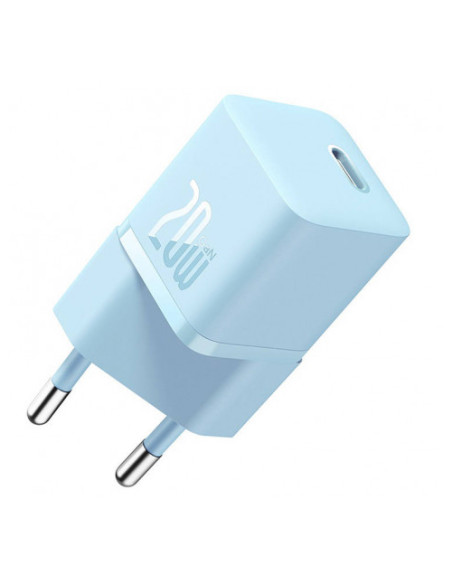 CCGN050103,Incarcator retea Baseus Mini, GaN5 Fast Charger 20W, 1 x USB Type-C 5V/3A, albastru "CCGN050103" - 6932172625337