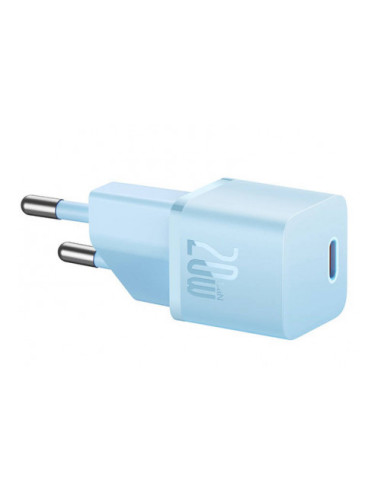 CCGN050103,Incarcator retea Baseus Mini, GaN5 Fast Charger 20W, 1 x USB Type-C 5V/3A, albastru "CCGN050103" - 6932172625337