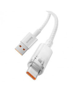 CATS010502,Cablu alimentare si date Baseus Explorer, Fast Charging Data Cable pt. smartphone, USB la USB Type-C 100W, senzor de 