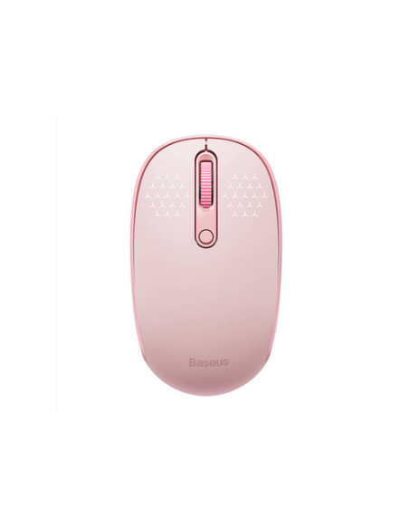 B01055503413-00,Mouse Baseus PC sau NB wireless, 2.4GHz si Bluetooth, optic, 800/ 1200/1600 dpi,butoane/scroll 3/1, roz,"B010555
