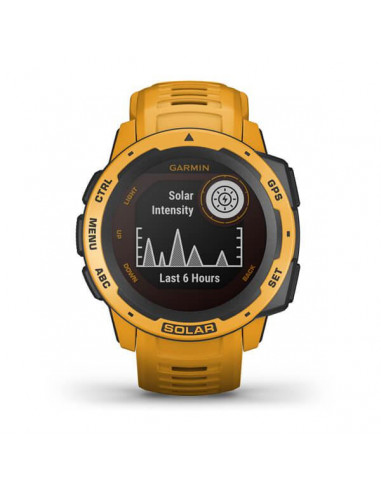 Ceas Smartwatch Garmin Instinct Solar, GPS, Watch Sunburst
