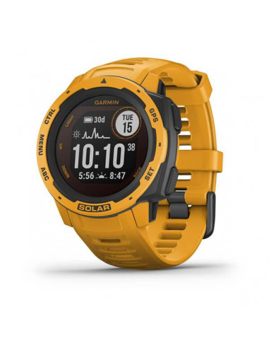 Ceas Smartwatch Garmin Instinct Solar, GPS, Watch Sunburst