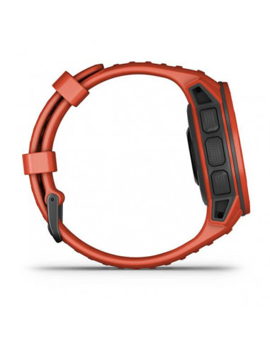 Ceas Smartwatch Garmin Instinct Solar, GPS, Watch Flame Red