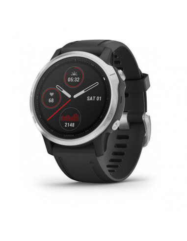 Ceas Smartwatch Garmin Fenix 6S, GPS, Silver w/Black