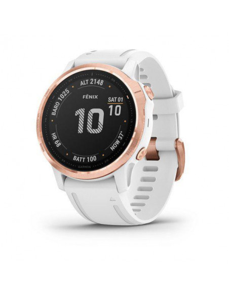 Ceas Smartwatch Garmin Fenix 6S PRO, GPS, Rose Gold,010-02159-11