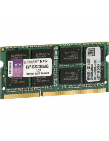 Memorie RAM notebook Kingston, SODIMM, DDR3, 8GB, CL9
