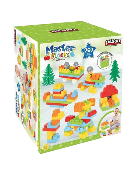 PL-03-573,Set constructie Pilsan Master Blocks 260 piese