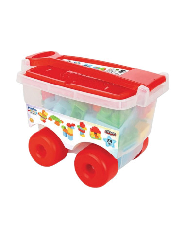 PL-03-575,Set constructie Pilsan Master Blocks in Trolley 56 piese