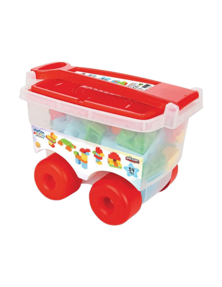 PL-03-575,Set constructie Pilsan Master Blocks in Trolley 56 piese