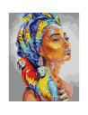 PDP3559_5040,Pictura pe numere Portret 40x50 cm, Culori Vorbitoare, PDP3559