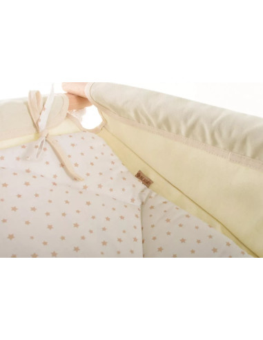 BB-33013,Incababy – Leagan multifunctional bebelusi, 0 luni – 3 ani (20 kg), testat TÜV Rheinland, Beige Stars FW