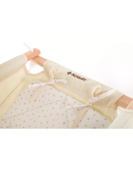 BB-33013,Incababy – Leagan multifunctional bebelusi, 0 luni – 3 ani (20 kg), testat TÜV Rheinland, Beige Stars FW