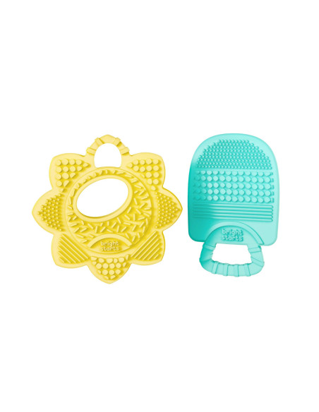 BB-13082,Bright Starts - Set cadou 8 buc dintitori usor de prins “Teeth Relief”