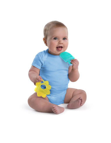 BB-13082,Bright Starts - Set cadou 8 buc dintitori usor de prins “Teeth Relief”