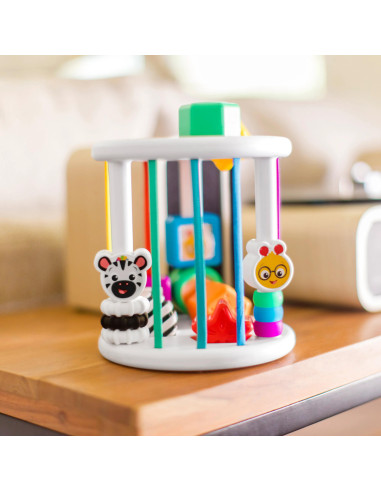 BB-12493,Baby Einstein - Set de jucarii senzoriale Zen & Cal's Playground